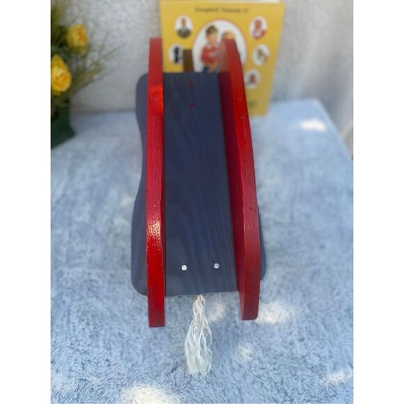 Vintage Wooden Rocking Horse Upcycled Retro Kids Toys Nursery 50s 60s Mid Centur - Picture 6 of 7